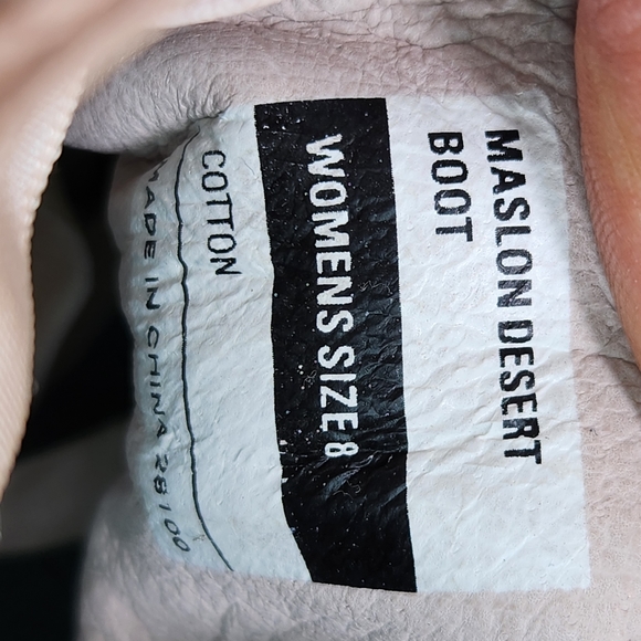 SeaVees Womens 8 Mason Desert Boot Light Pink Canvas Ankle Shoes - Picture 8 of 8